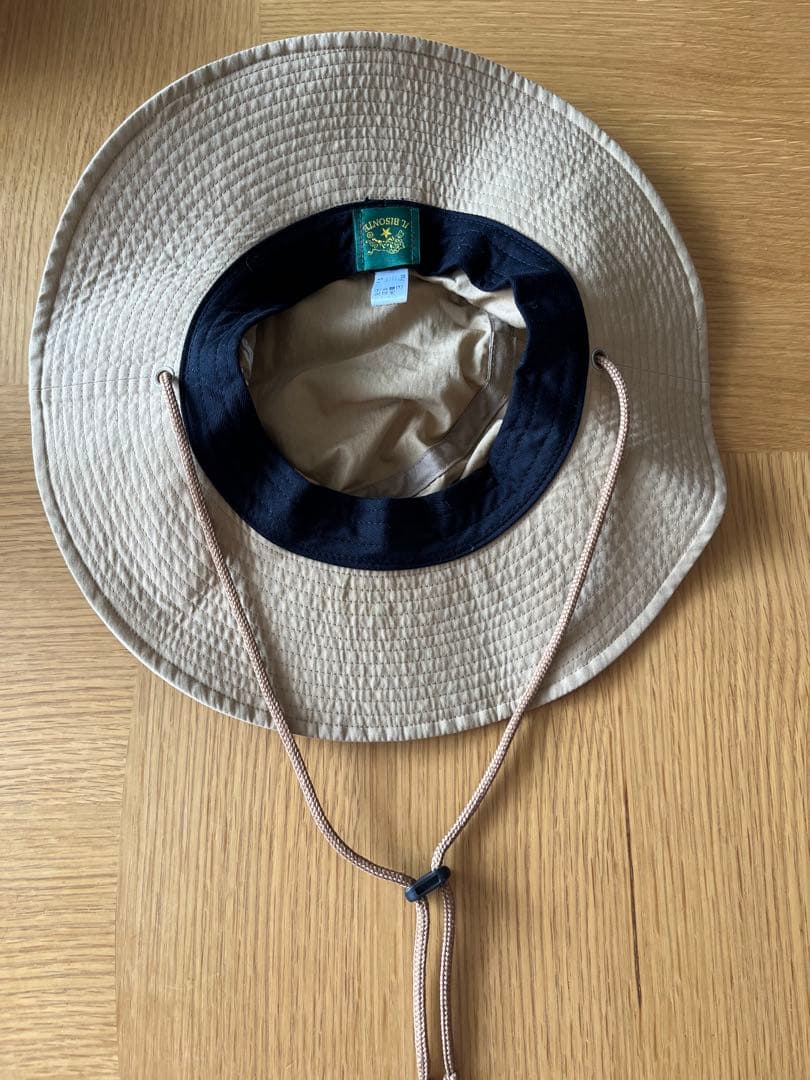 IL BISONTE アウトドアハット ベージュ