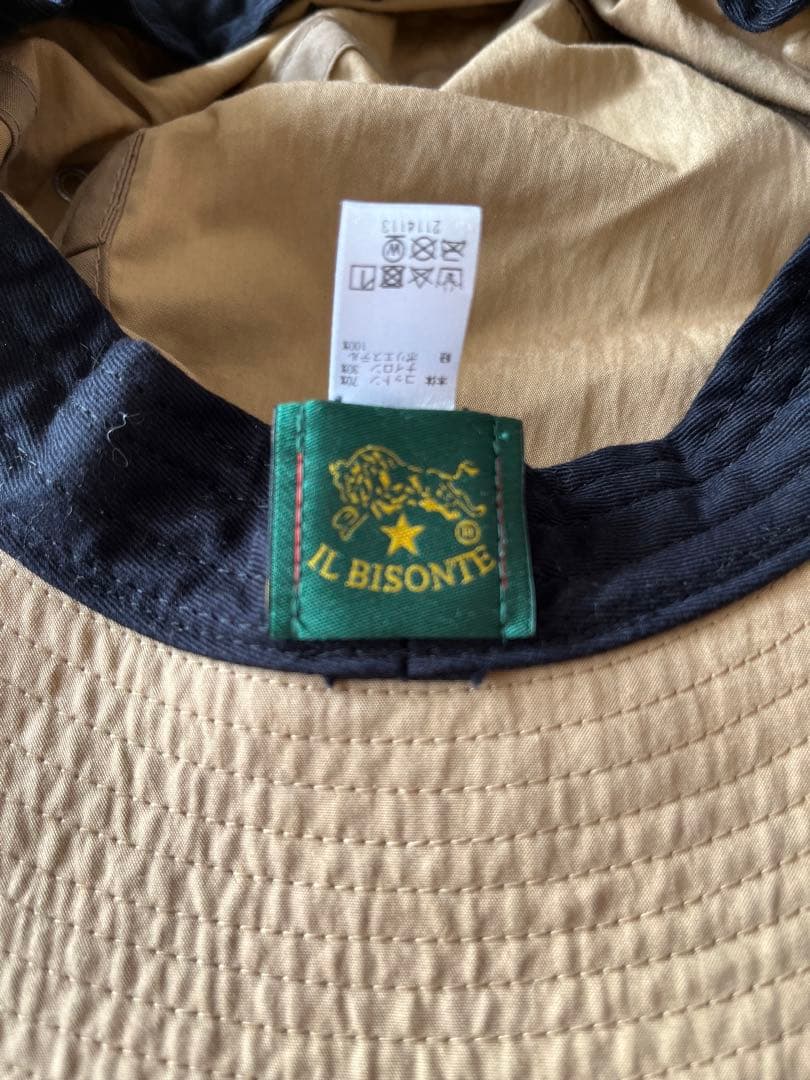 IL BISONTE アウトドアハット ベージュ