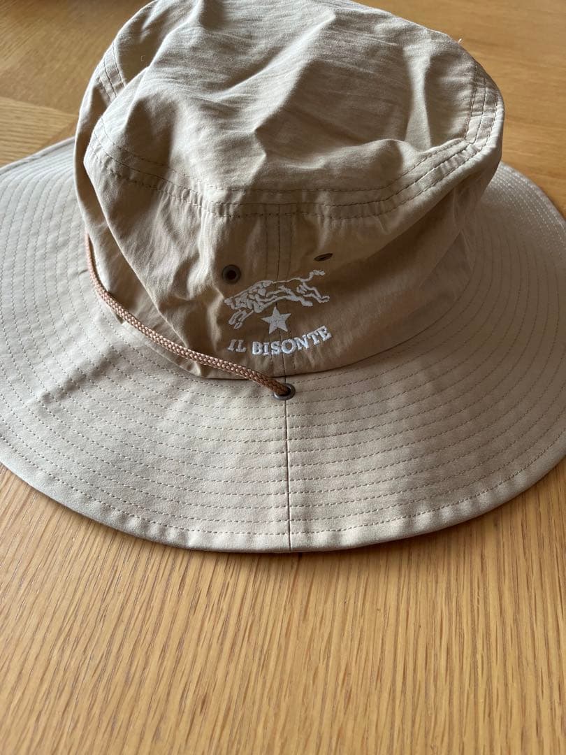 IL BISONTE アウトドアハット ベージュ