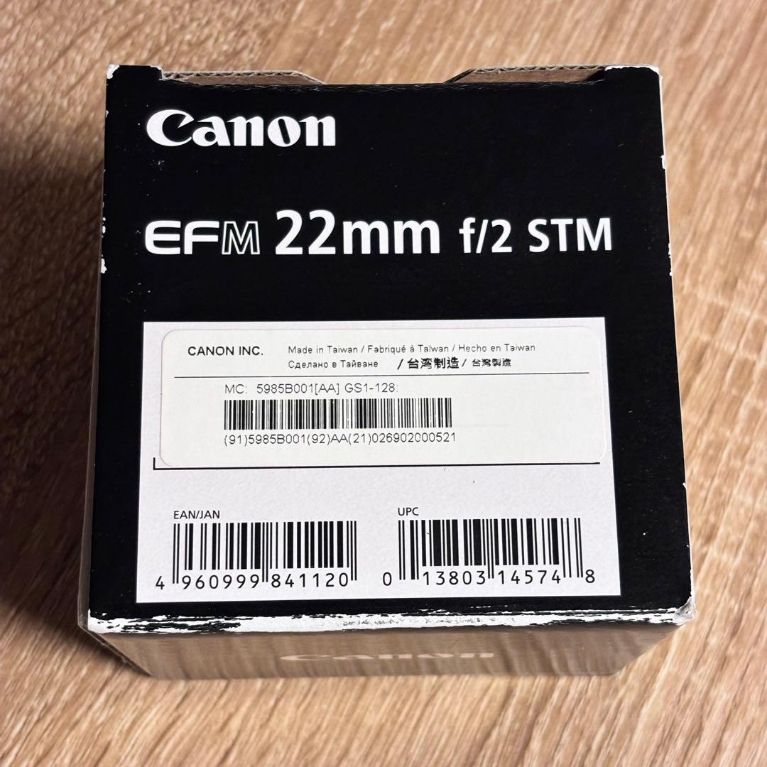 CANON EF-M 22mm F2 STM キャノン　レンズ