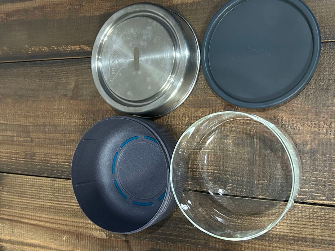 PRADA ロゴランチボックス ＋ロゴガラスランチボウルblack+blum