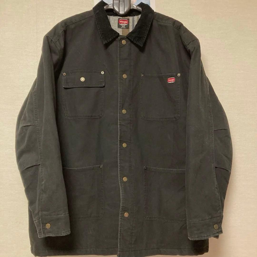 ラングラー ミシガンチョアコート ワークジャケット カバーオール ブラック