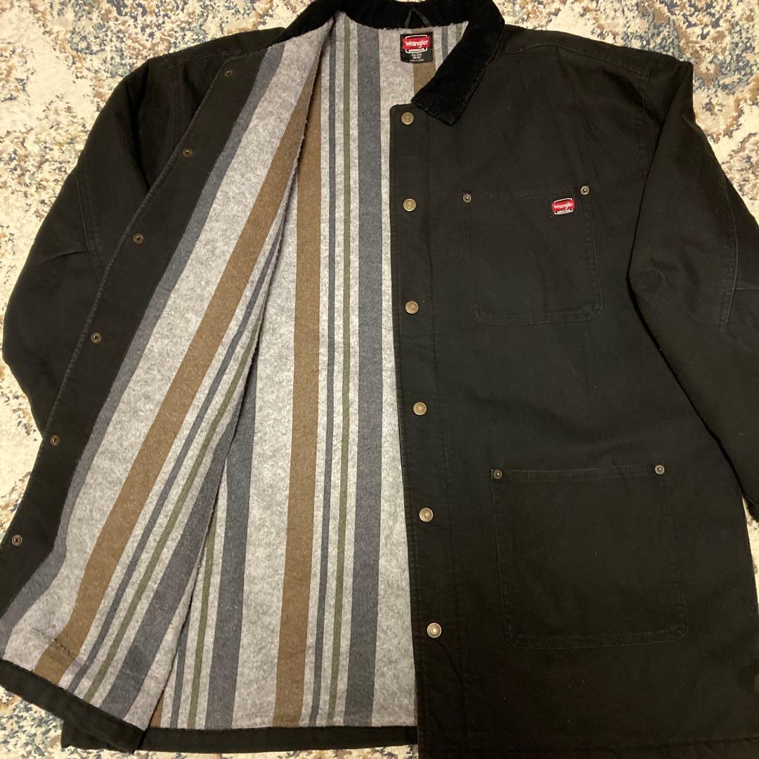 ラングラー ミシガンチョアコート ワークジャケット カバーオール ブラック