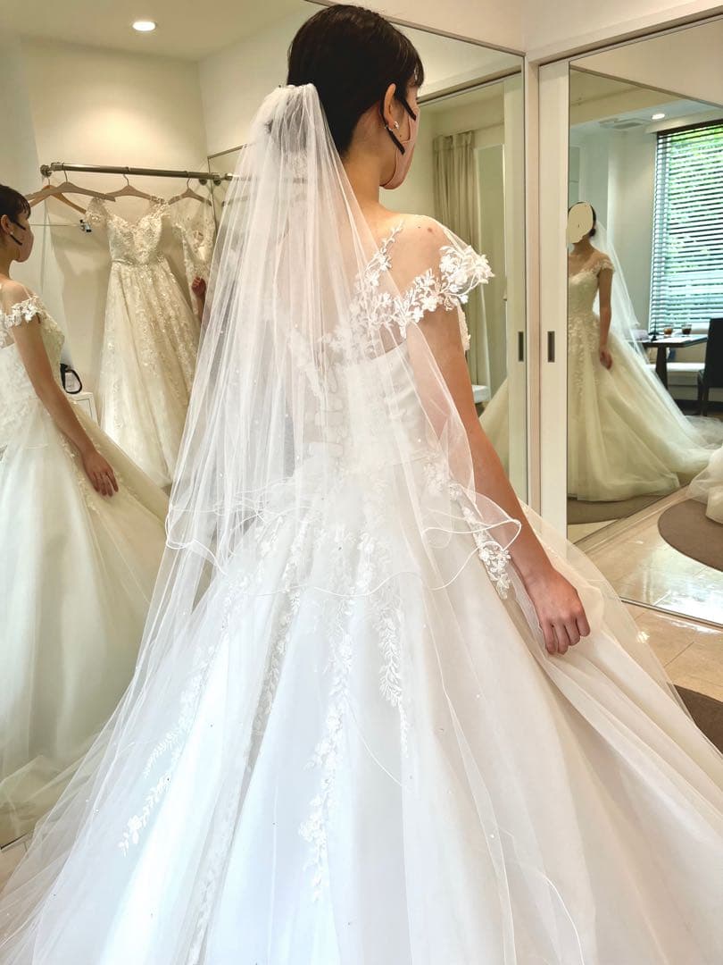 ウェディングドレス　美品　結婚式　前撮り　フォトウェディング　二次会　ドレス