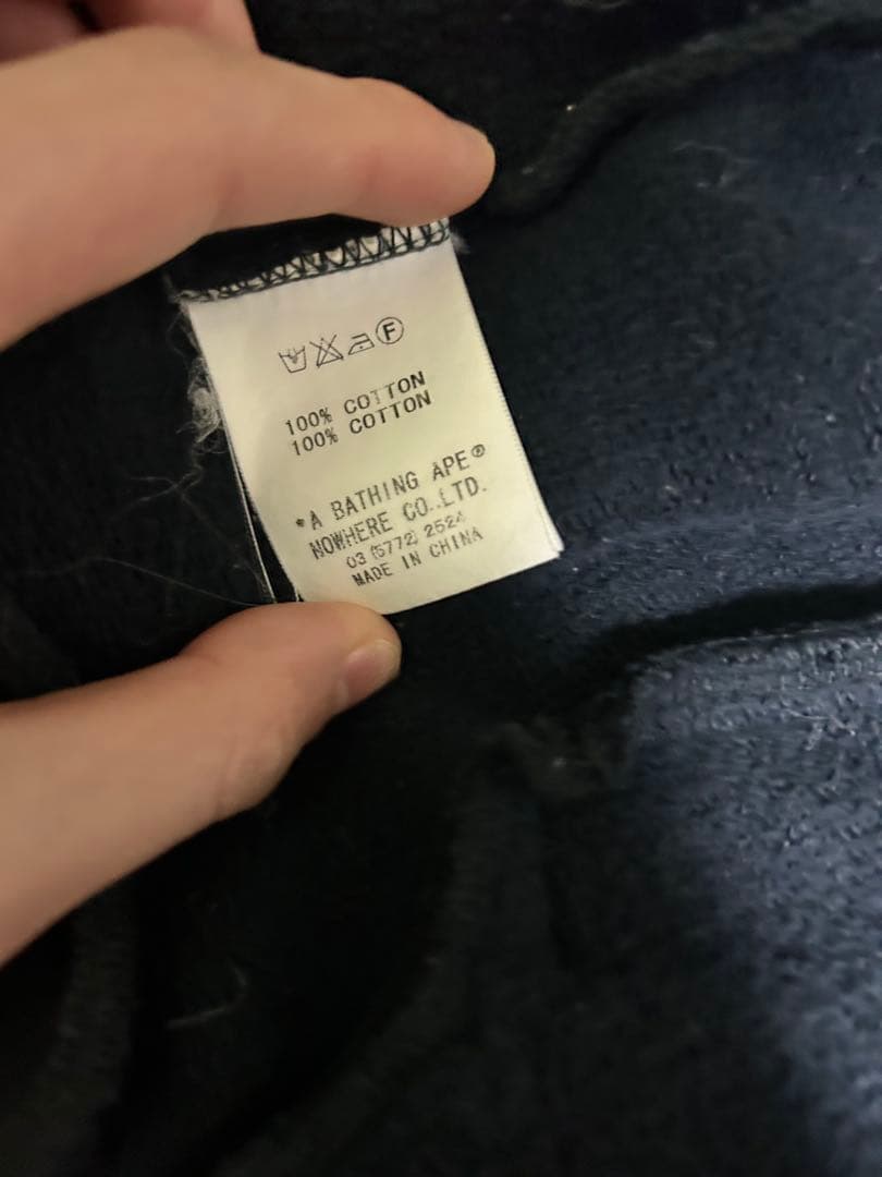 A BATHING APE スタジャン ネイビー