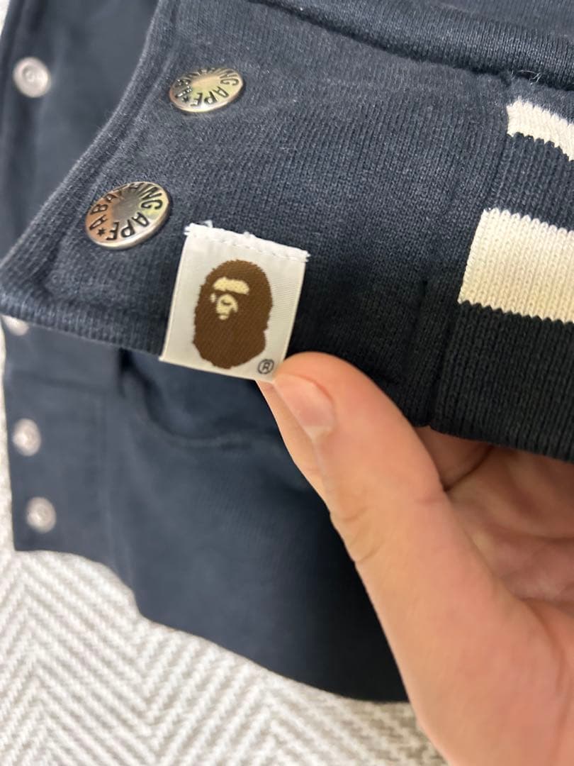 A BATHING APE スタジャン ネイビー