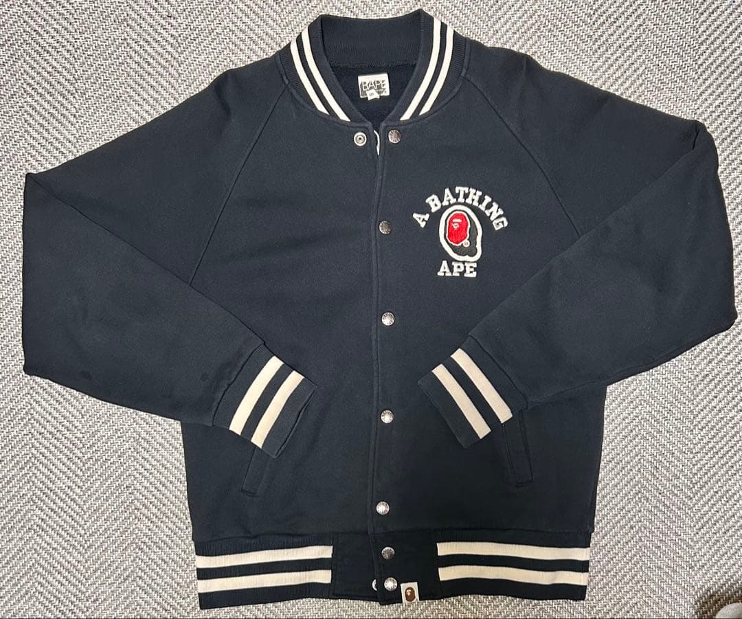 A BATHING APE スタジャン ネイビー