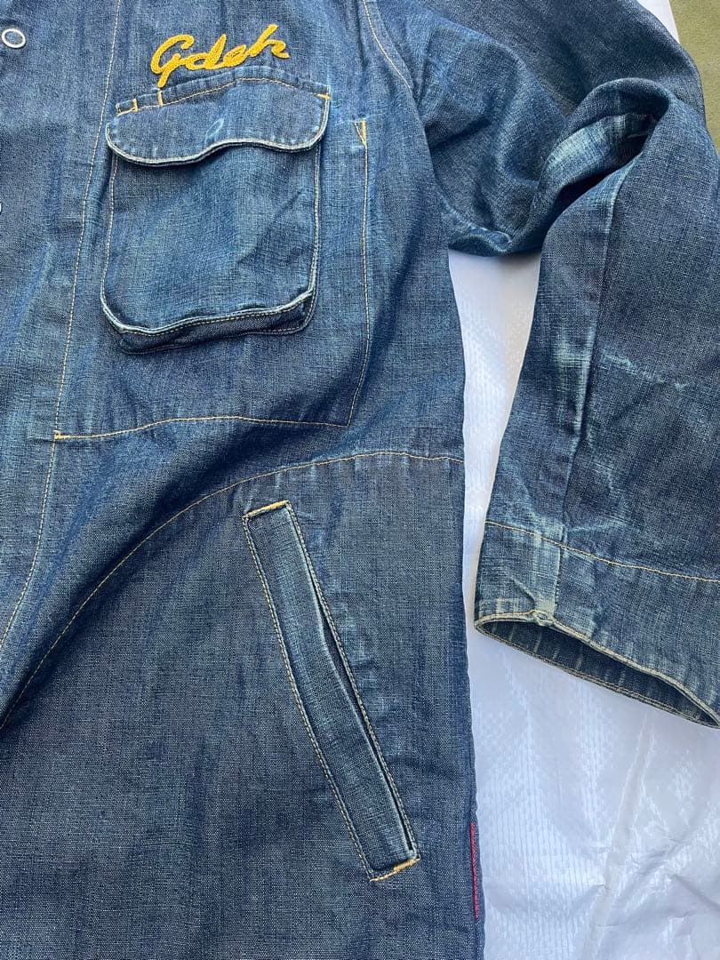 GOOD ENOUGH スタンドカラーデニムカバーオール