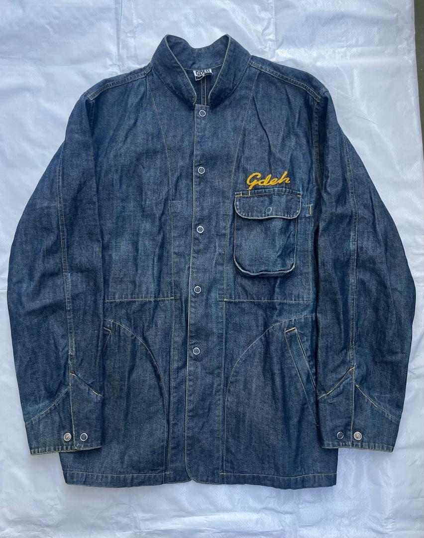 GOOD ENOUGH スタンドカラーデニムカバーオール