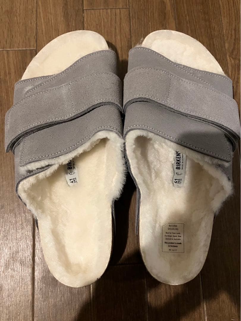 BIRKENSTOCK Kyoto Shearling 41 ボア STONE
