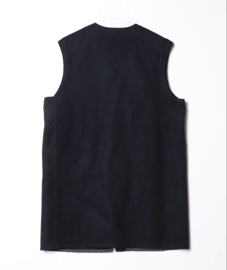 【BACCA】ダブルクロスヘビーメルトン ミドルベスト