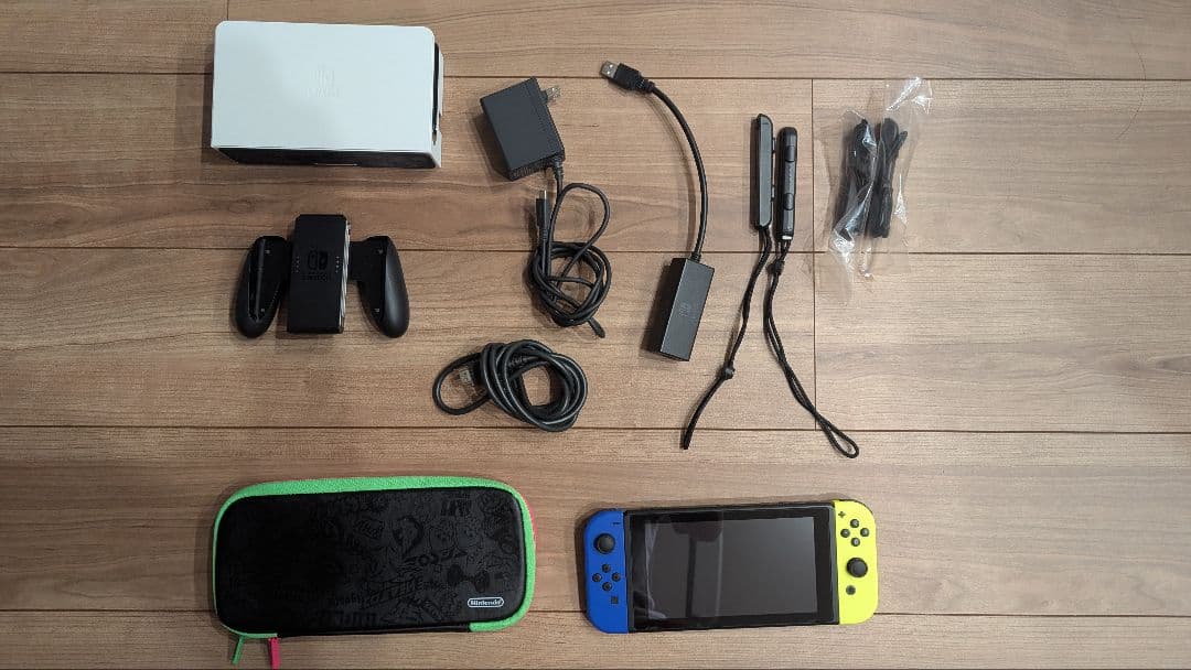 Nintendo Switch 本体 青/黄 充実付属品