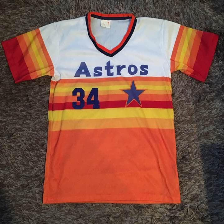 MLB ノーラン ライアン アストロズ 背番号34  オフィシャル ジャージ