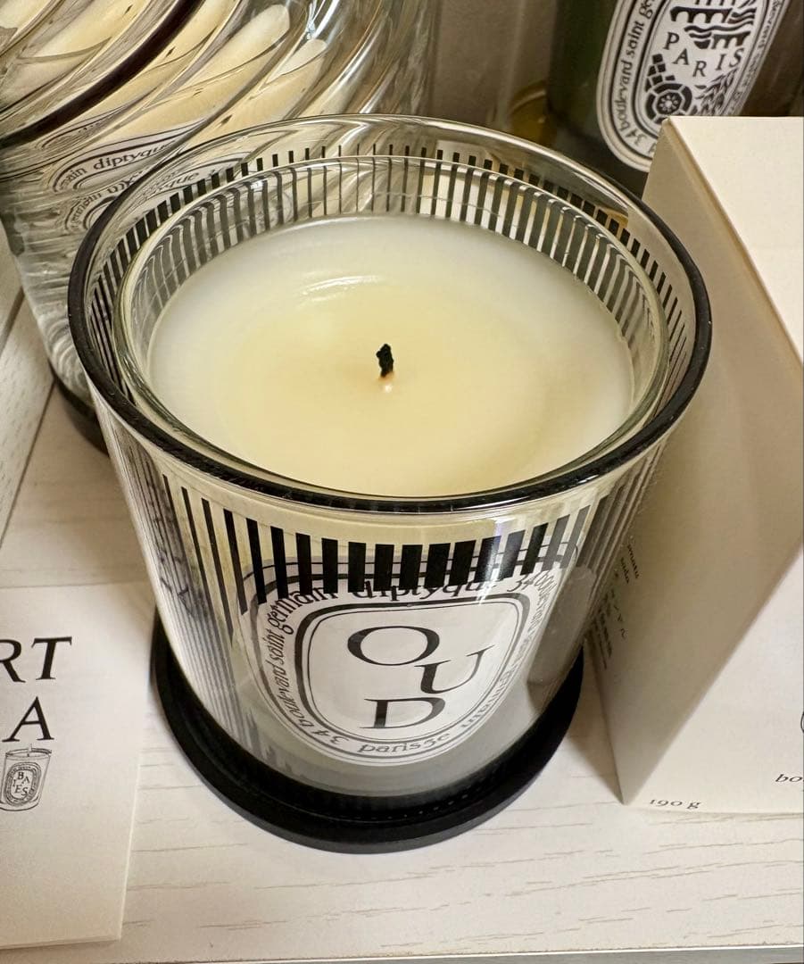 【限定品レア】diptyqueキャンドルホルダーとOUD190gのセット