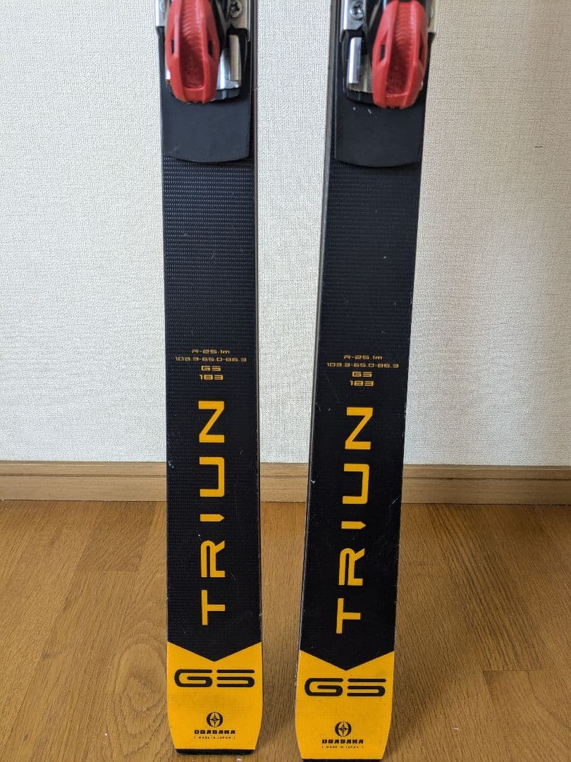 スキー OGASAKA TRIUN GS 183cm R25