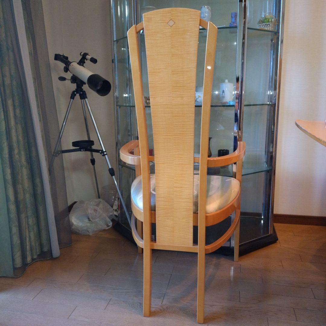 松創 マツソウ 大塚家具 シカモアメープル アームチェア ダイニングチェア 1脚