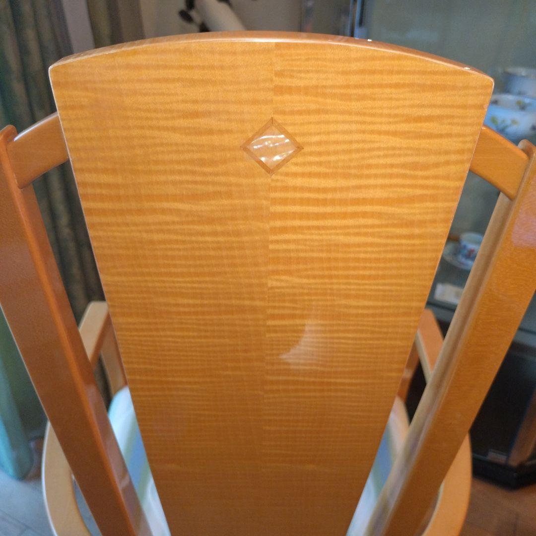 松創 マツソウ 大塚家具 シカモアメープル アームチェア ダイニングチェア 1脚