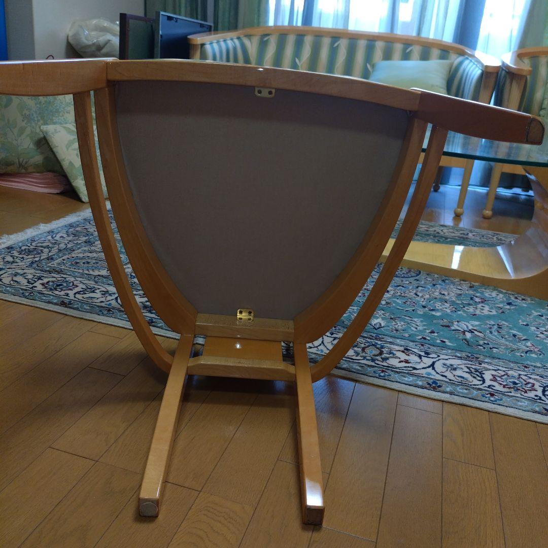 松創 マツソウ 大塚家具 シカモアメープル アームチェア ダイニングチェア 1脚