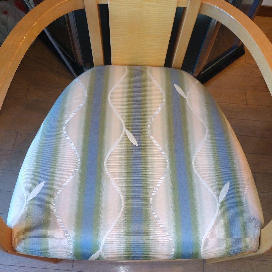 松創 マツソウ 大塚家具 シカモアメープル アームチェア ダイニングチェア 1脚