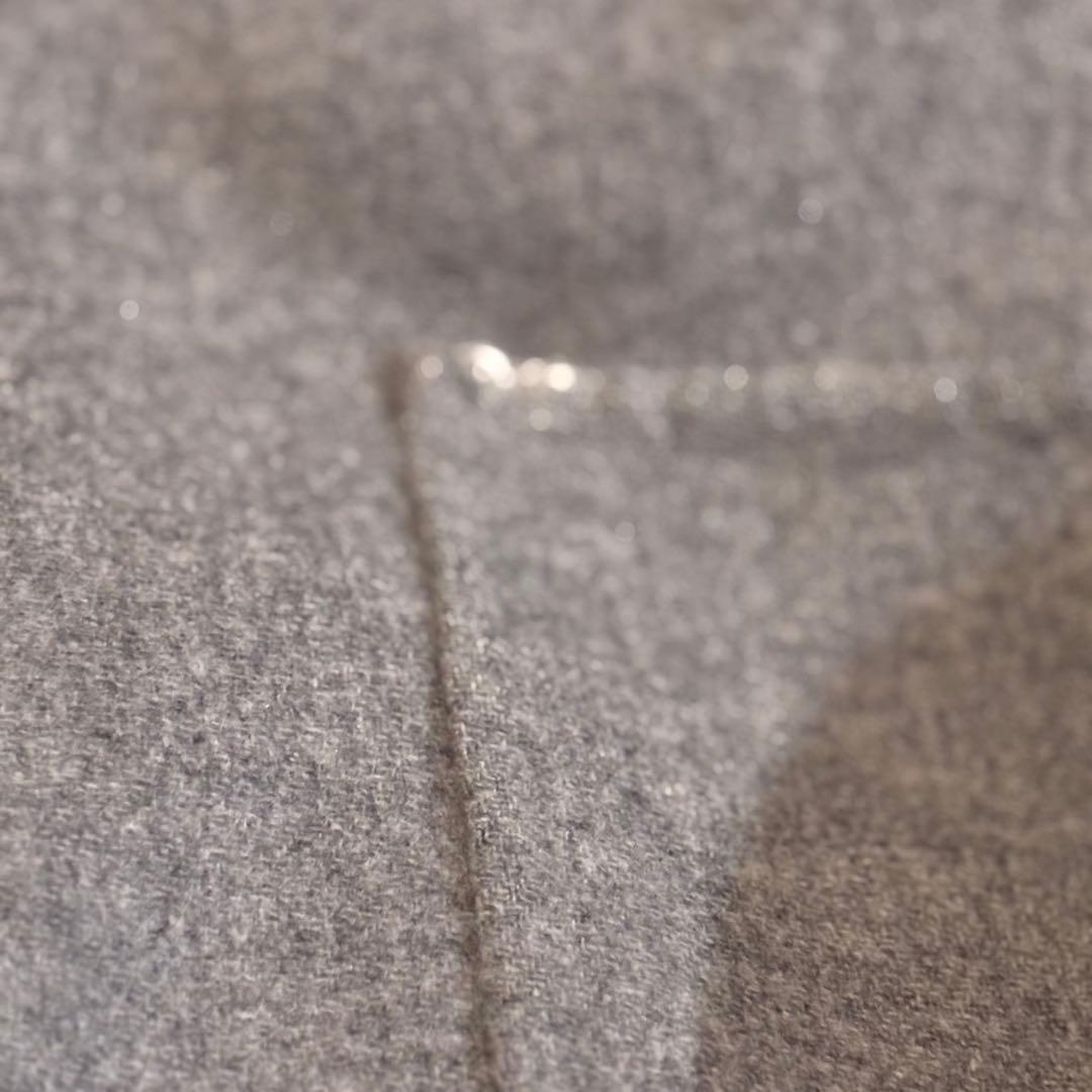 IENA イエナ カシミヤ混 ガウンリバーコート ロングコート M グレー