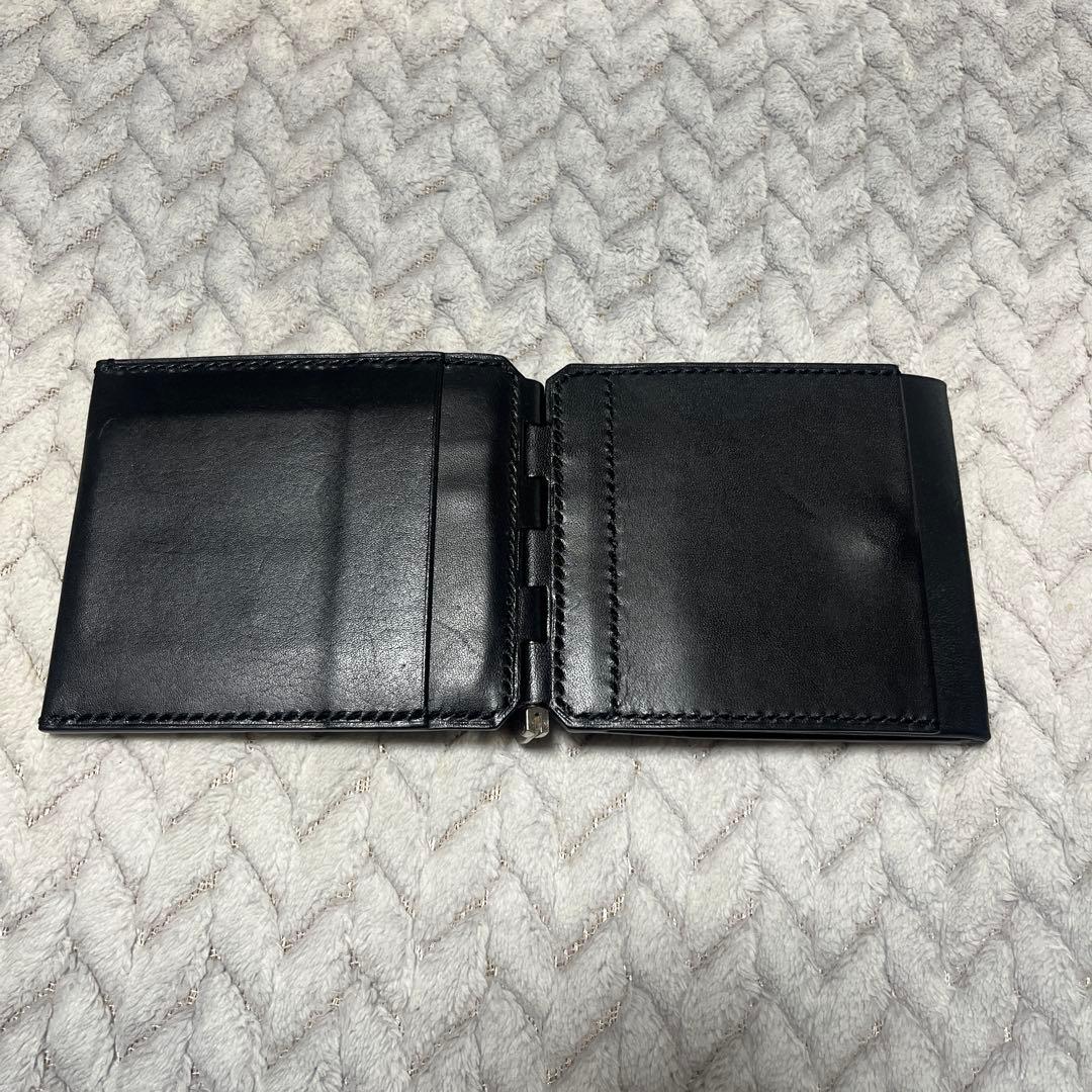 ED ROBERT JUDSON ブラックレザーマネークリップ