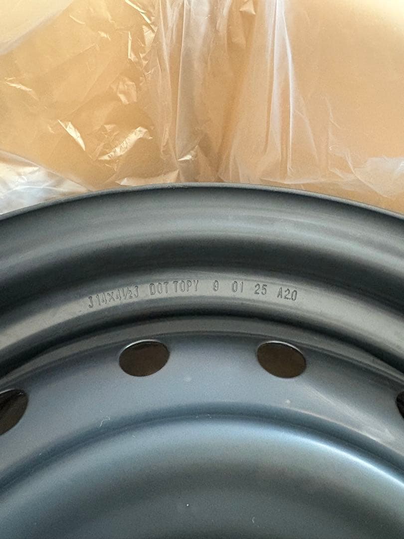 新車外し　スズキ 純正 スチール　ホイール 14インチ 4本 スペーシアなど