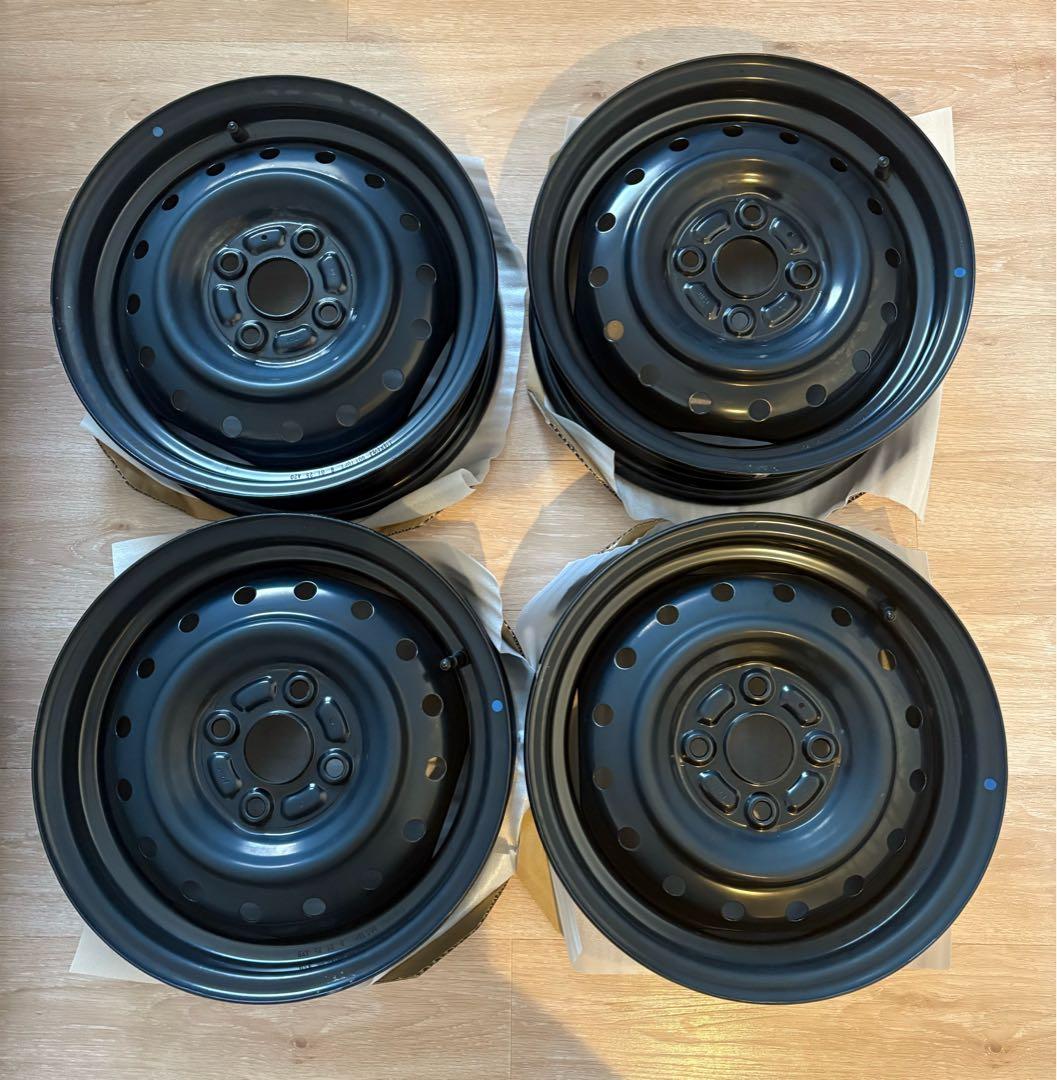 新車外し　スズキ 純正 スチール　ホイール 14インチ 4本 スペーシアなど