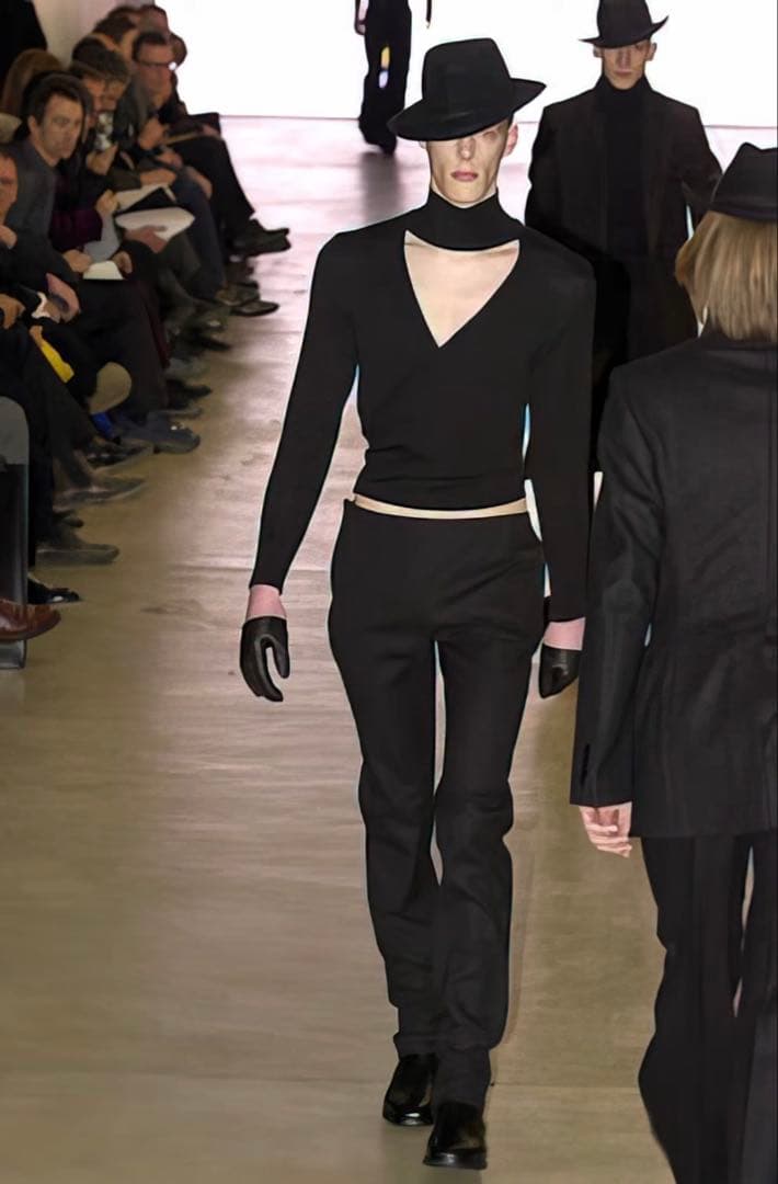 イヴ サンローラン リヴゴーシュ オム 2000AW フェルトハット 59