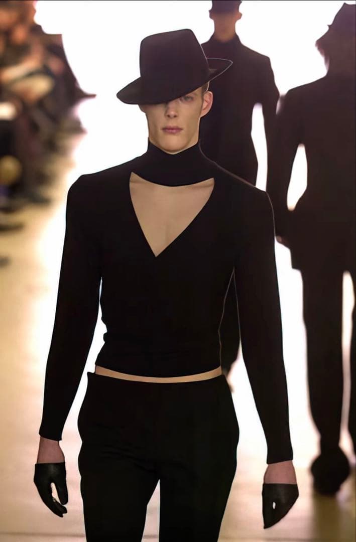 イヴ サンローラン リヴゴーシュ オム 2000AW フェルトハット 59