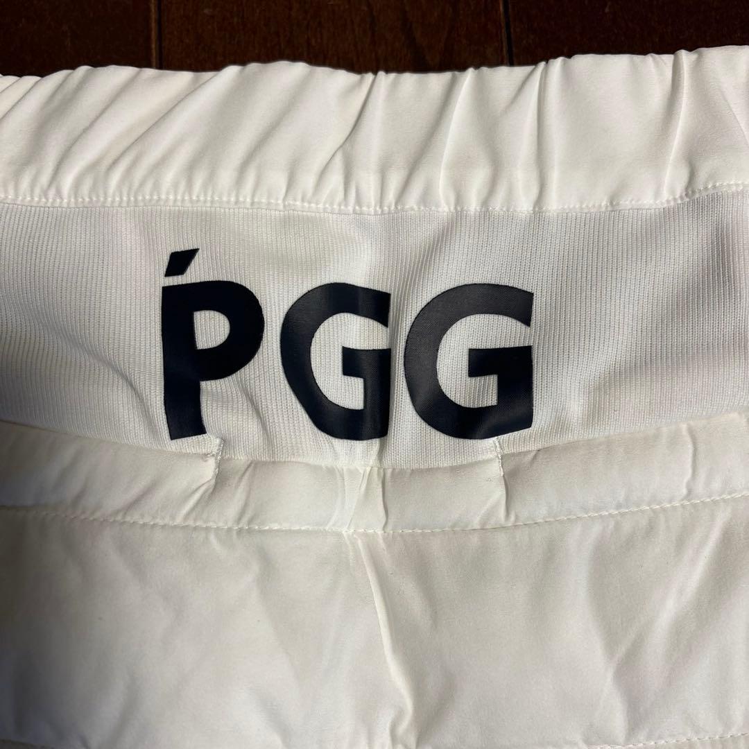 PGGアモッサ×N yメカニカルストレッチタフタホワイトスカートサイズ1