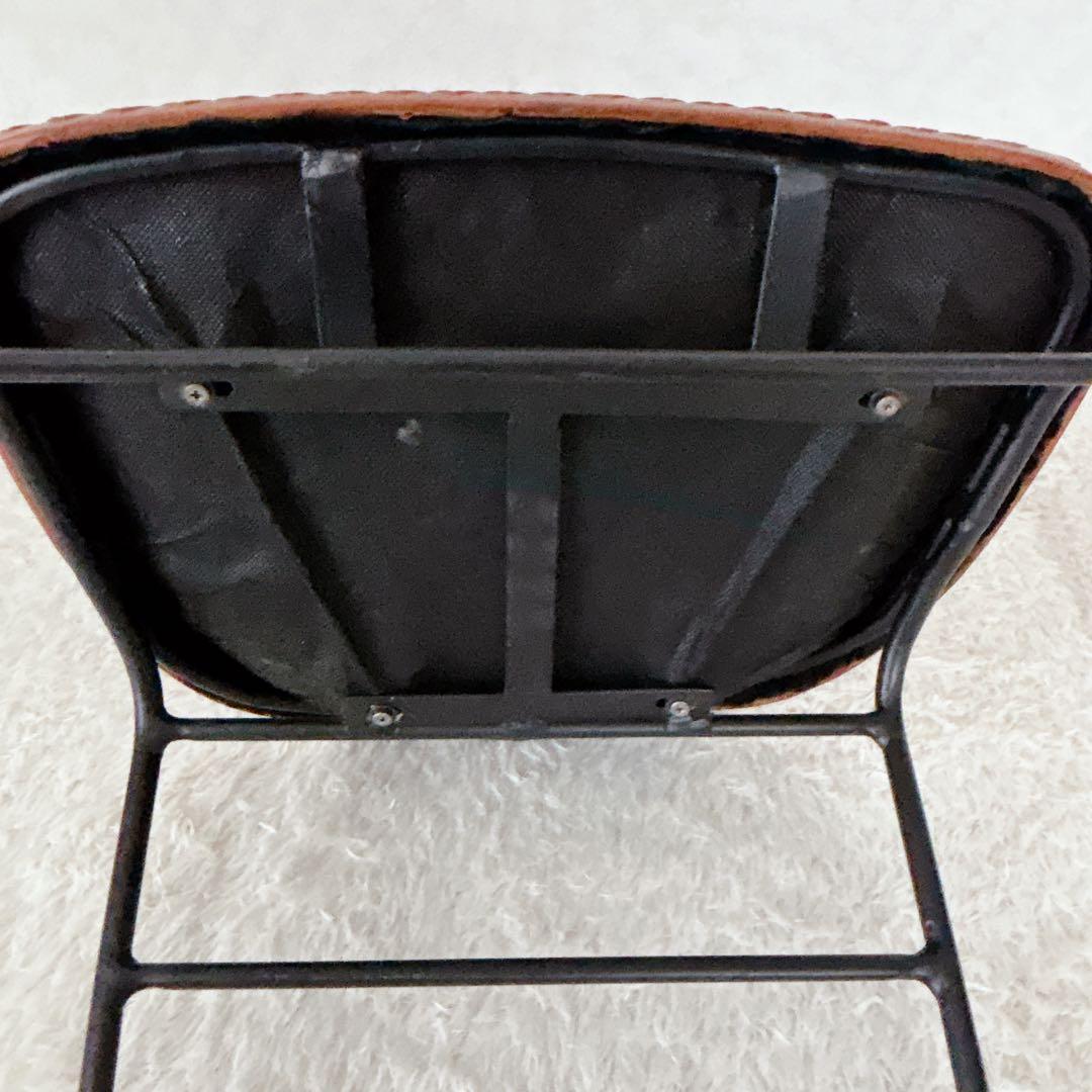 本革】アイアン スツール レザー スツール インダストリアル　ヴィンテージ