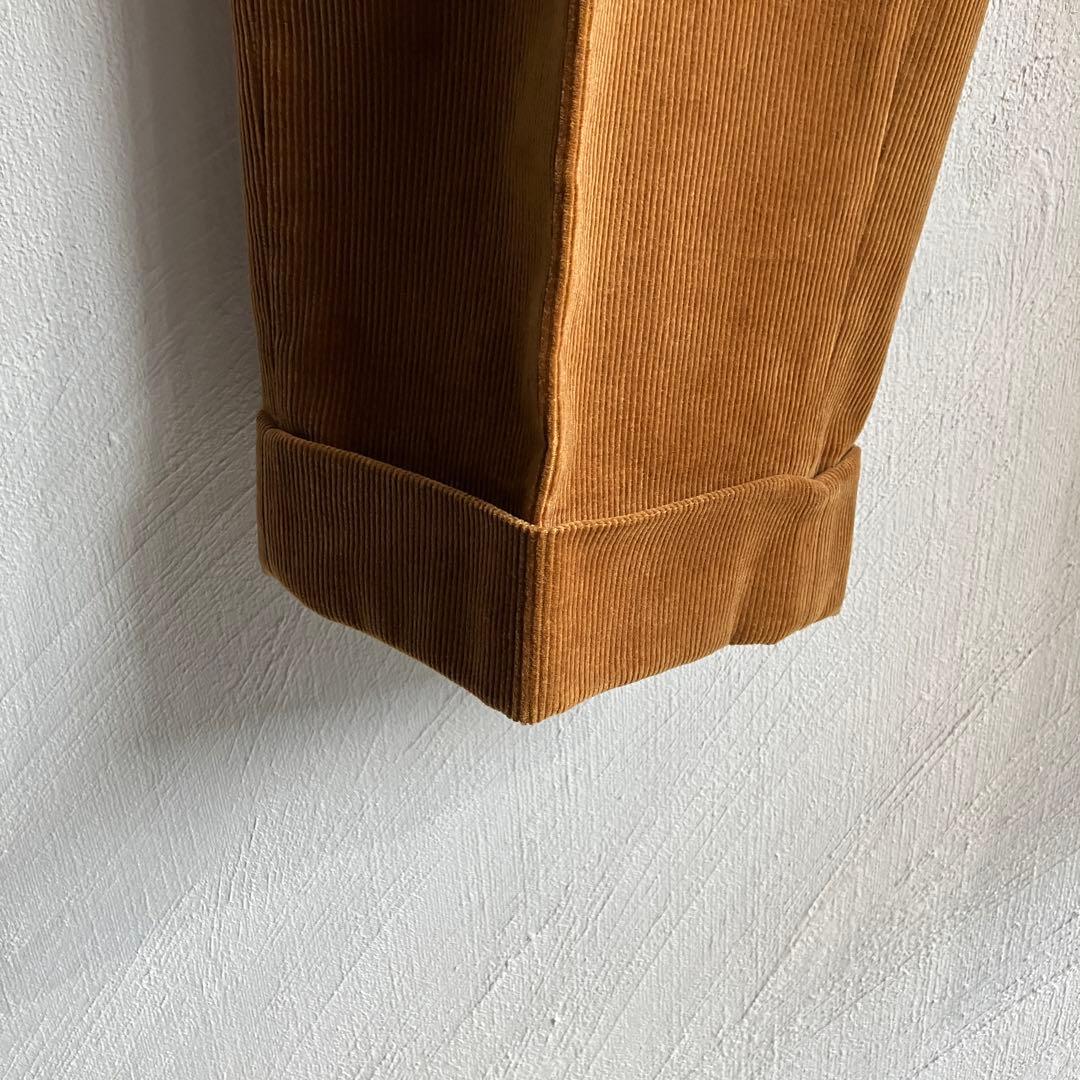 新品 D.C.WHITE BOSTON CORDUROY マスタード 48