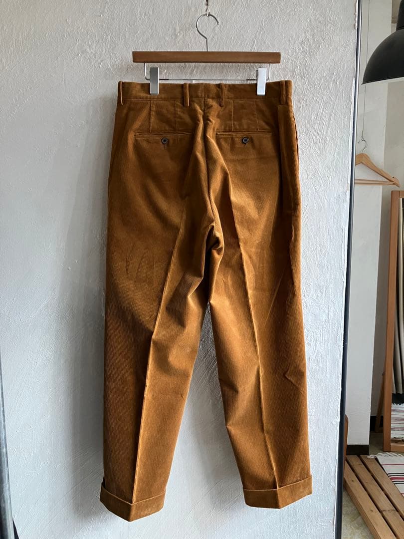 新品 D.C.WHITE BOSTON CORDUROY マスタード 48