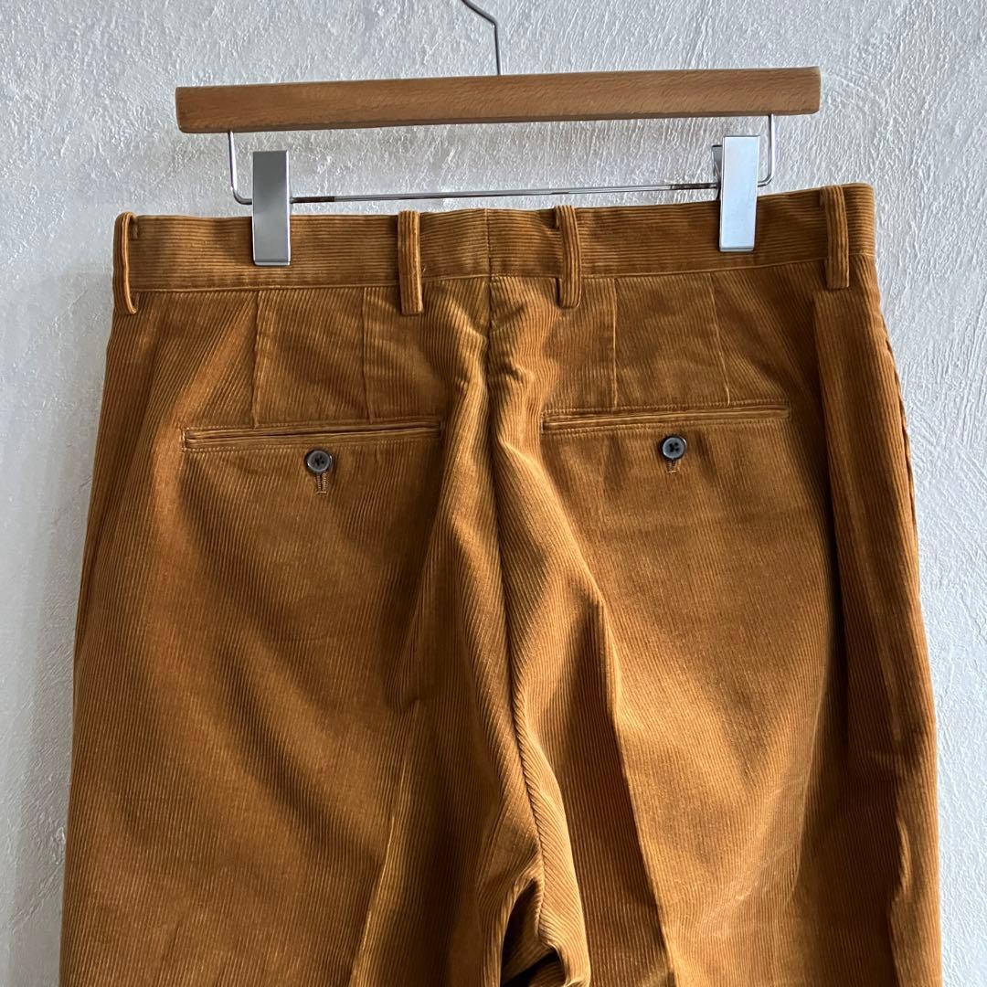 新品 D.C.WHITE BOSTON CORDUROY マスタード 48