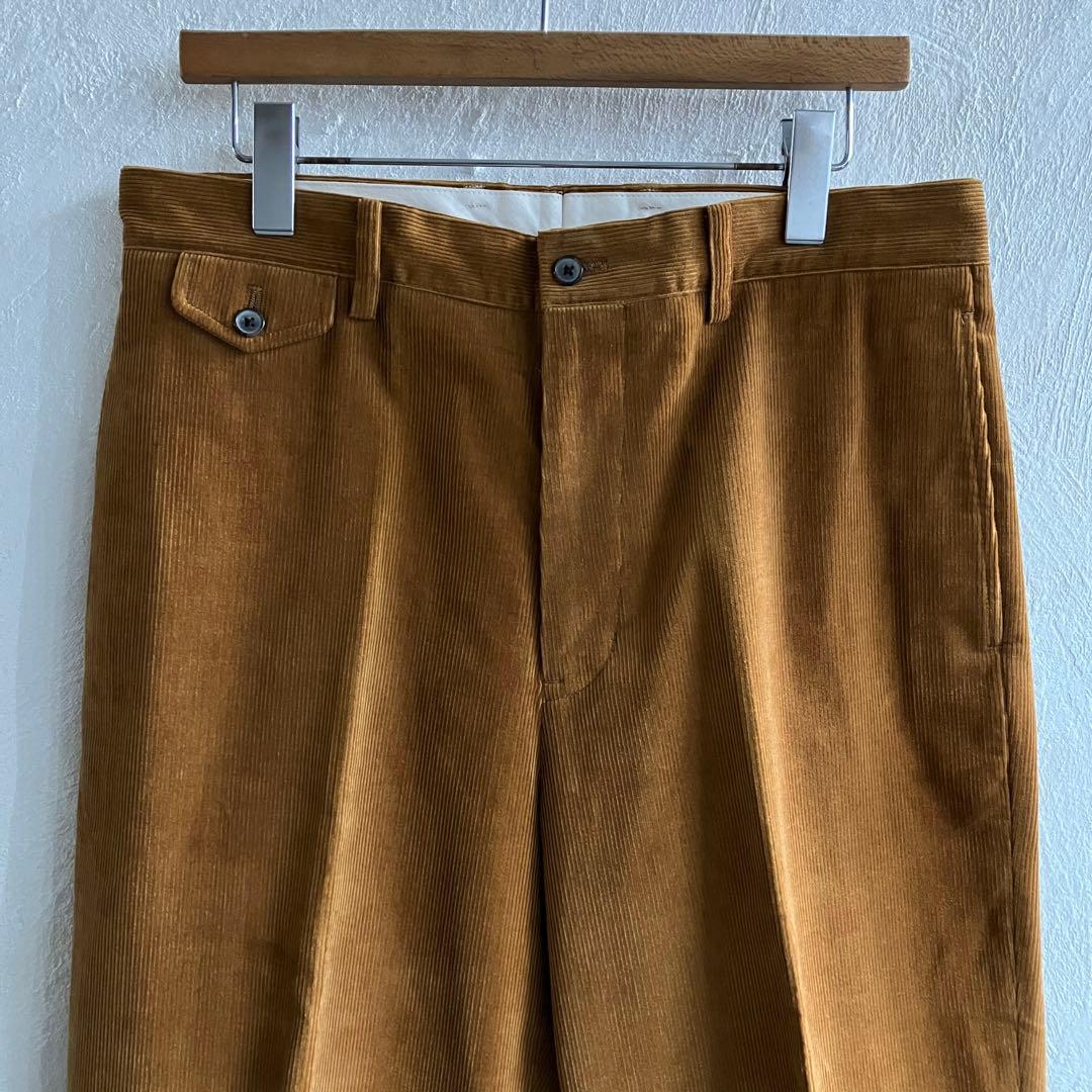 新品 D.C.WHITE BOSTON CORDUROY マスタード 48