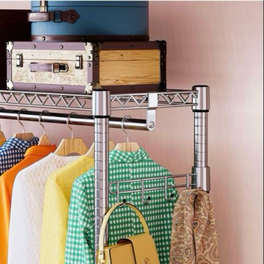 ハンガーラック キャスター付 幅115×奥行40×高202cm 2個セット