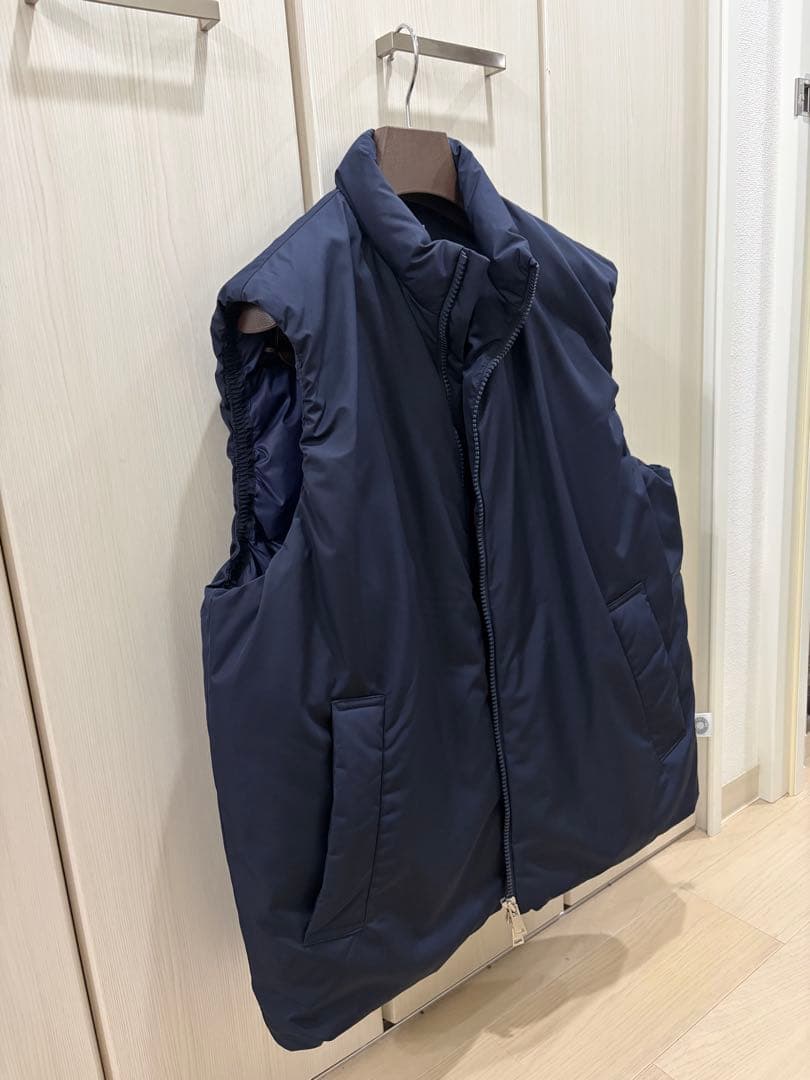 【サイズ5】ORCIVAL オーシバル ダウンベスト ブルー・ネイビー