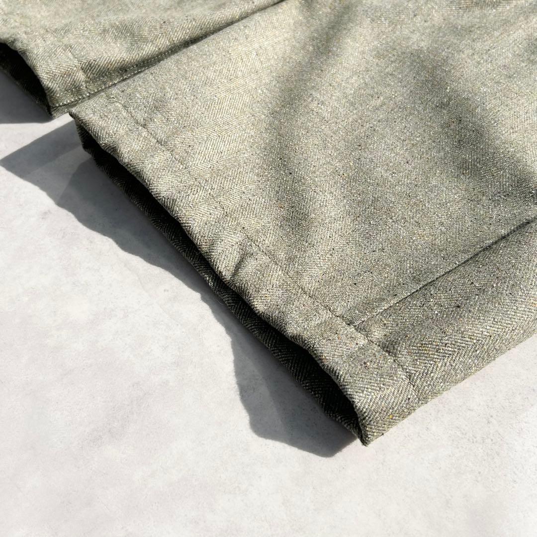 ♡美品♡ ドゥロワー　ヘリンボーンカーゴパンツ　24AW カーキ　定価9.7