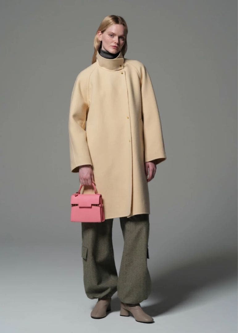 ♡美品♡ ドゥロワー　ヘリンボーンカーゴパンツ　24AW カーキ　定価9.7