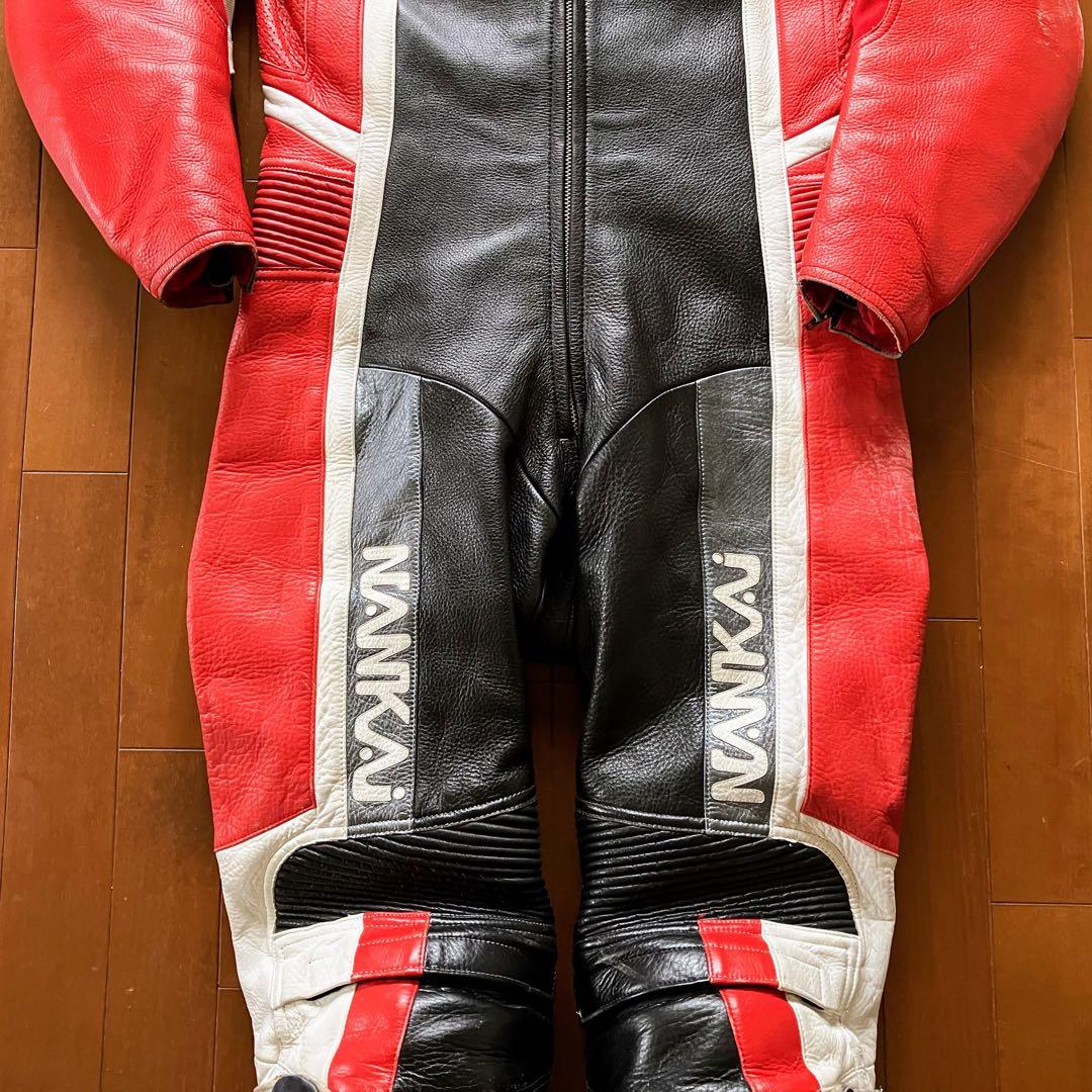 ★南海部品 NANKAI PRO RACING MFJ公認 ナンカイ 革ツナギ