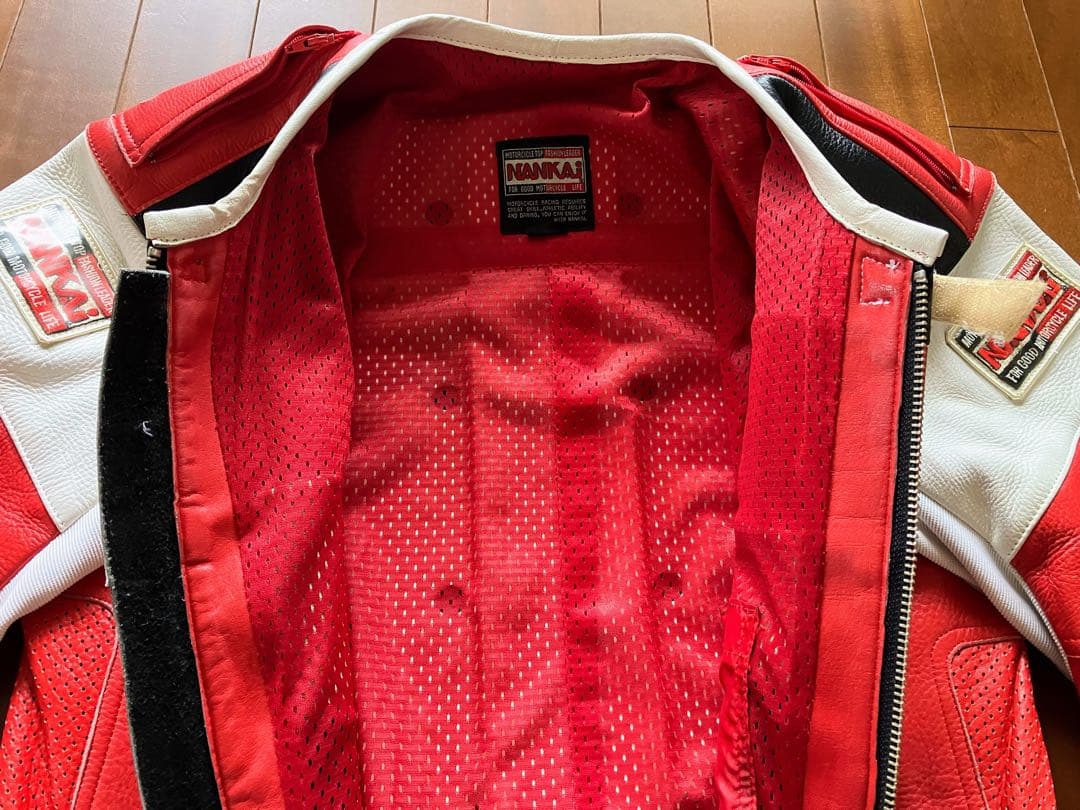 ★南海部品 NANKAI PRO RACING MFJ公認 ナンカイ 革ツナギ