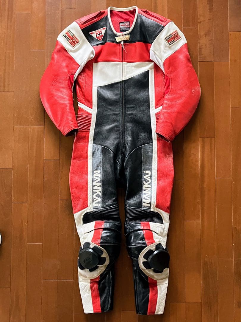 ★南海部品 NANKAI PRO RACING MFJ公認 ナンカイ 革ツナギ