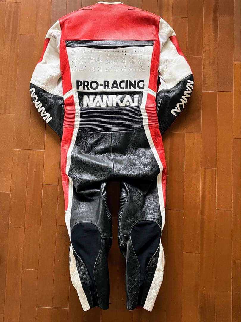 ★南海部品 NANKAI PRO RACING MFJ公認 ナンカイ 革ツナギ