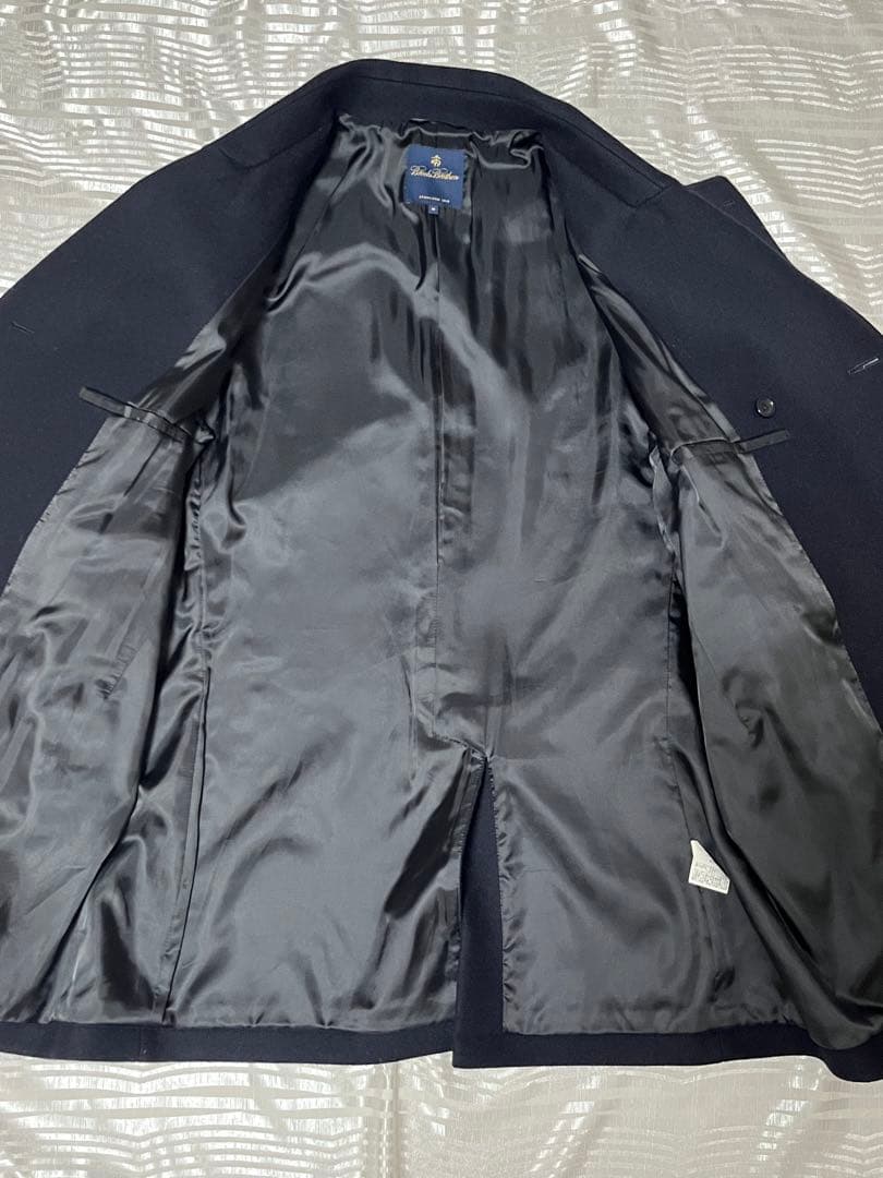 【美品】ブルックスブラザーズ ピーコート ウール アンカーボタン 紺 M