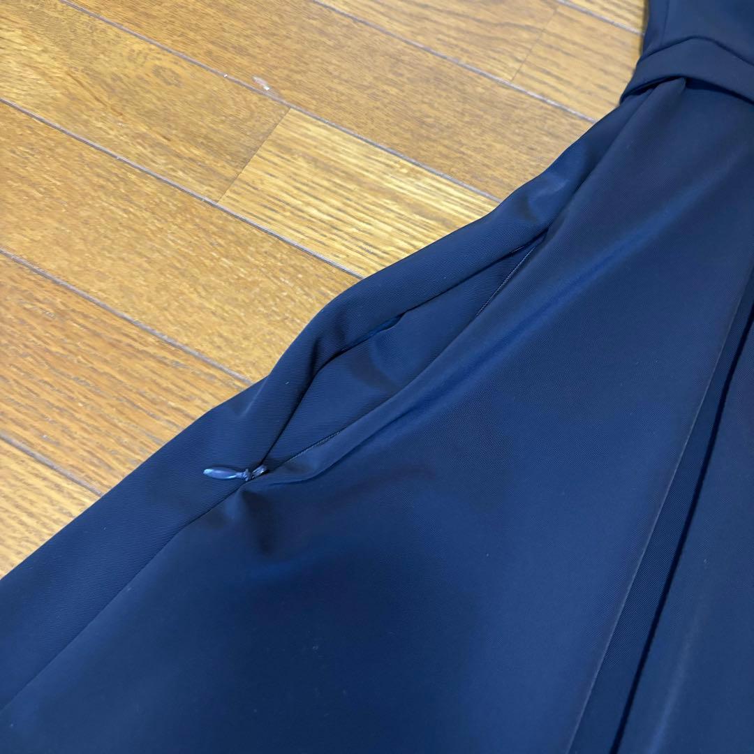 FOXEY NEW YORK 黒ロングワンピース　ノースリーブ　美ラインフレア