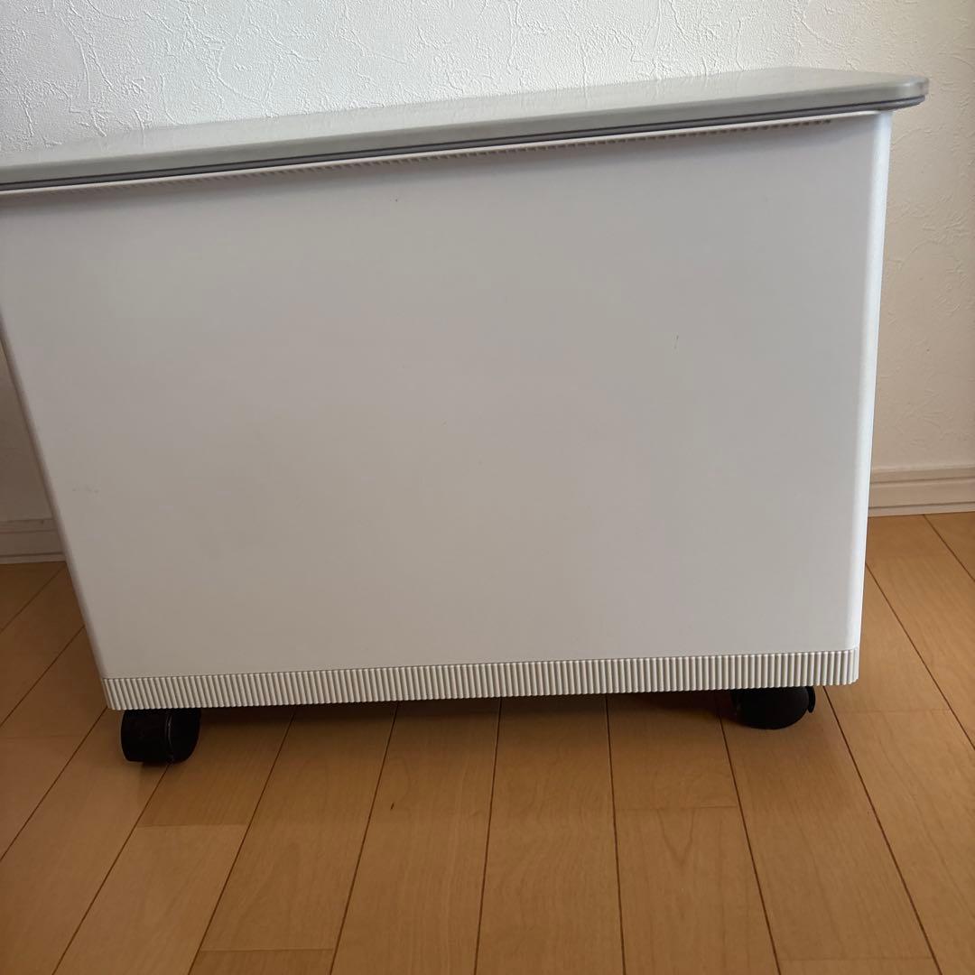 タッパーウェア マルチオーガナイザー 2段引き出しキャスター 天板付き