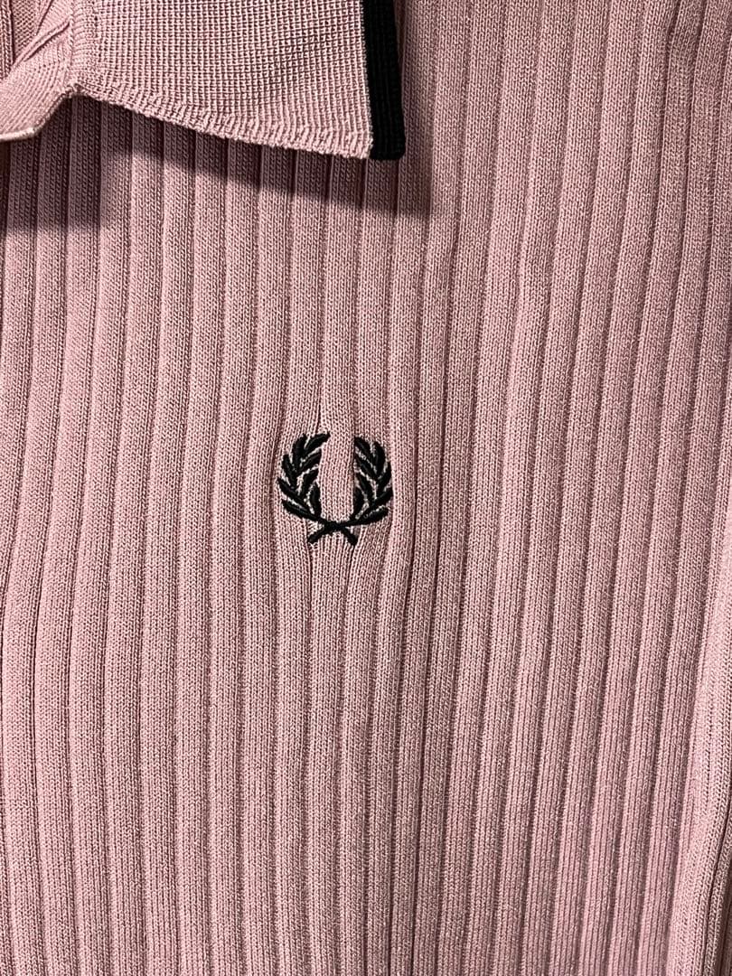 【フレッドペリー】Sheer Trim Knitted Shirt K7138