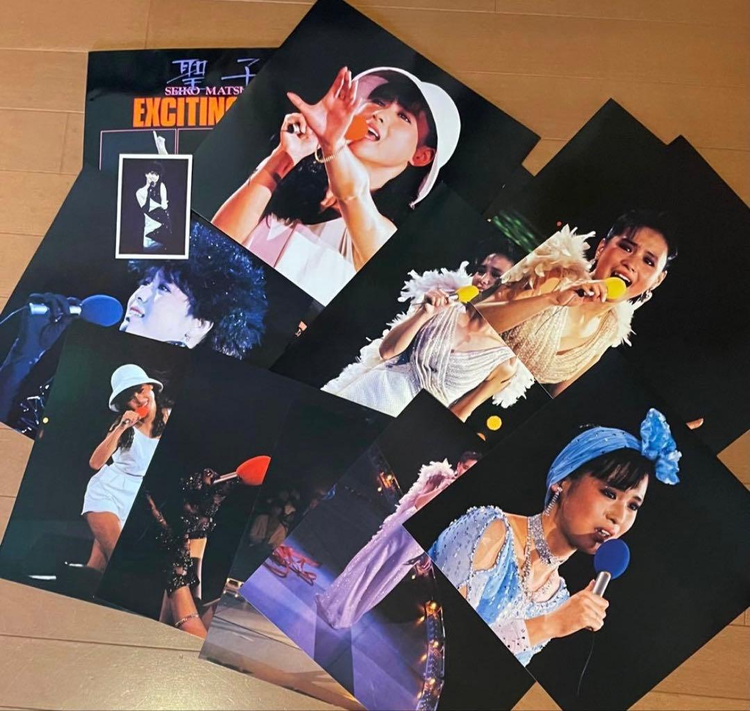 松田聖子　近代映画別冊&パンフレット&エキサイティング・ライヴ　生写真付き