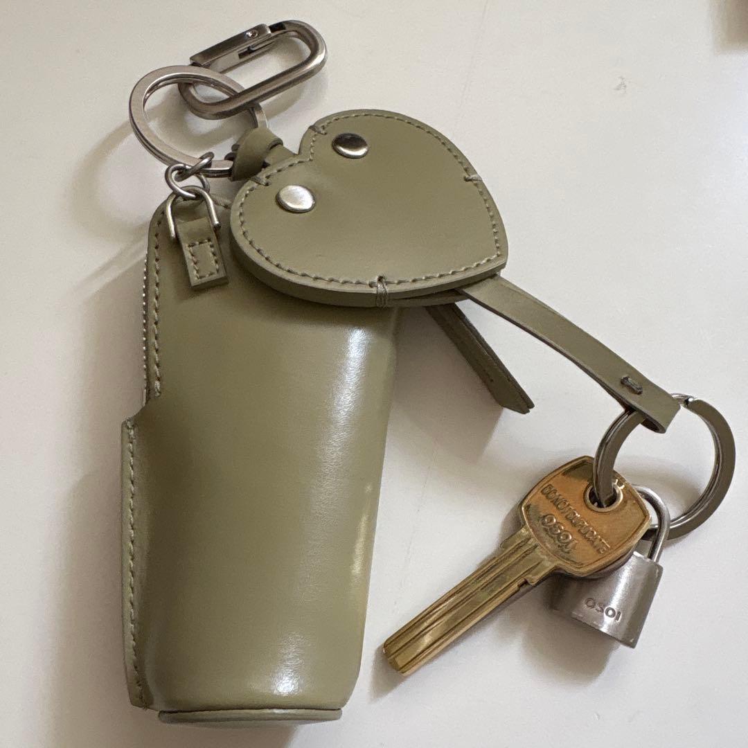 OSOI チャーム　リップケース　セージ