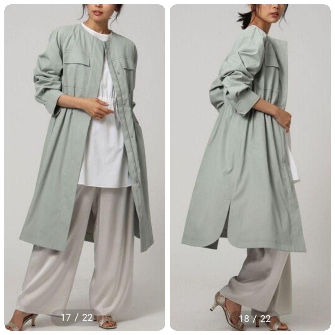 美品 アンタイトル 定価4万6千 ライナー付 ブリーゼドライ ストレッチコート